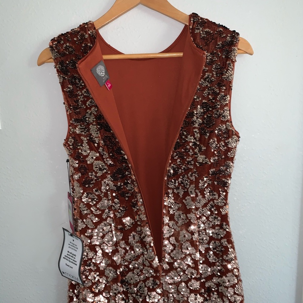 vince camuto burgundy formal dress- BRAND NEW - Picture 3 of 8